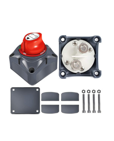 LUMENO 12V Battery Cut-Off Switch | Marine, Camping & Fishing | Bass, Carp & Camping