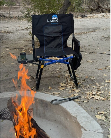 LUMENO Camping Chair | Folding Outdoor & Fishing Chair | Bass, Carp & Camping