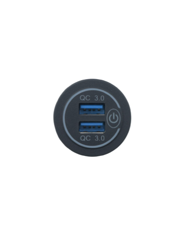 LUMENO Dual QC3 Charger for Caravans, Boats | Bass, Carp & Camping