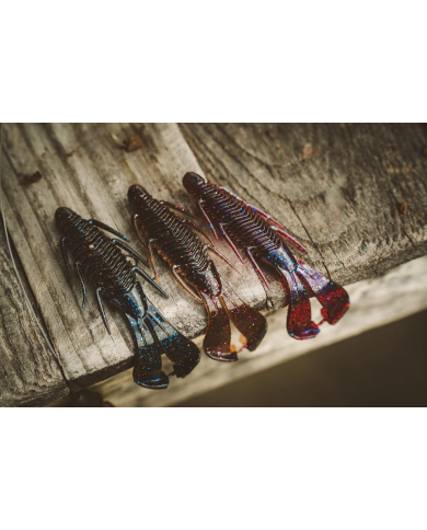 6th Sense Bodega Craw 3.5" Bass Fishing Soft Craw Bait | Bass, Carp & Camping