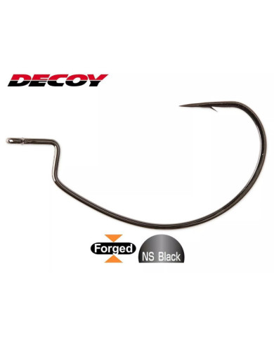 Decoy Worm25 KG Wide Gap Hook | Super Wide Worm Hook | Bass, Carp & Camping