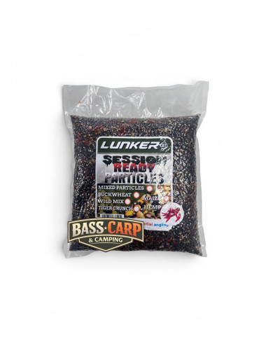 Essential Angling Lunker Session Ready Chilli Hemp | Specimen Carp Bait | Bass, Carp & Camping