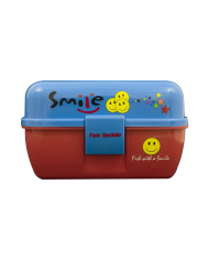 Smile Kiddies Blue Tackle Box | Kids Fishing Tackle Box | Bass, Carp & Camping
