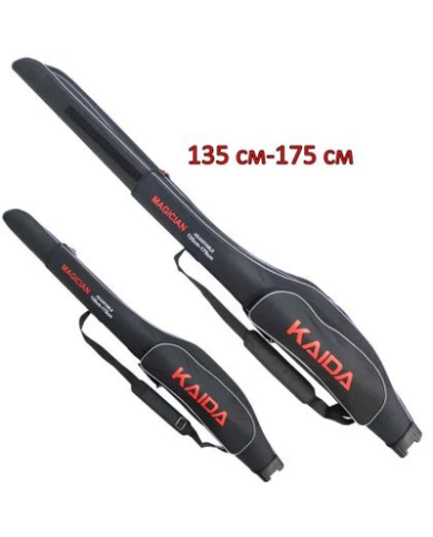 KAIDA Magician Adjustable Dual Rod Case | Bass, Carp & Camping