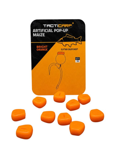 Tacticarp Artificial Single Pop-Up Maize | Carp Fishing Baits | Bass, Carp & Camping