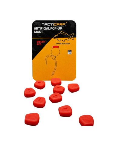 Tacticarp Artificial Single Pop-Up Maize | Carp Fishing Baits | Bass, Carp & Camping