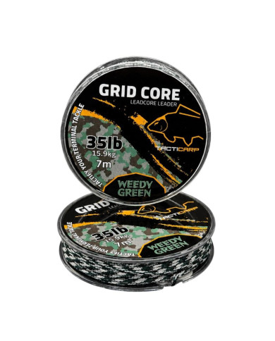 Tacticarp Grid Core Leadcore Leader | Specimen Carp Fishing | Bass, Carp & Camping