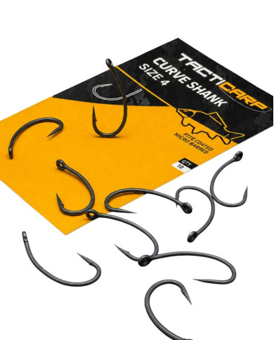 Tacticarp Curve Shank Specimen Carp Hooks | Bass, Carp & Camping