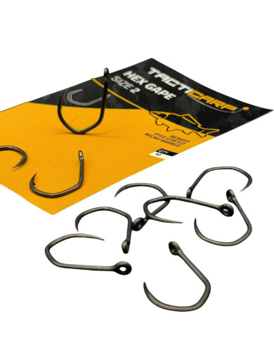 Tacticarp Hex Gape Specimen Carp Hooks | Bass, Carp & Camping