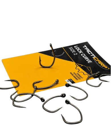 Tacticarp Lock Curve Hook | Specimen Carp Hooks | Bass, Carp & Camping