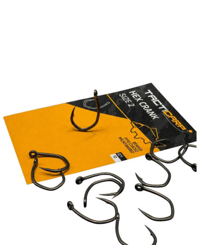 Tacticarp Hex Crank Hook | Specimen Carp Hooks | Bass, Carp & Camping
