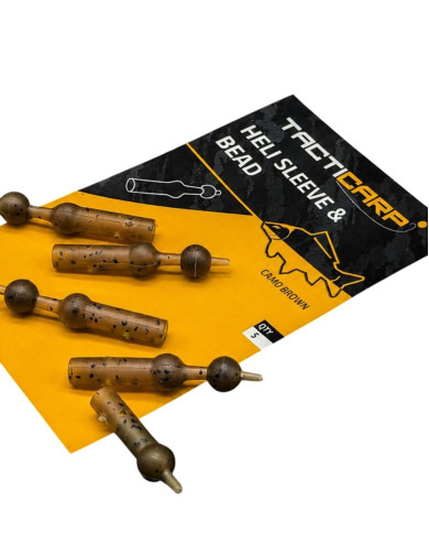 Tacticarp Heli Sleeve & Tapered Bore Buffer Beads | Bass, Carp & Camping