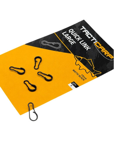 Tacticarp Quick Link | Strong Carp Fishing Rig Connector | Bass, Carp & Camping