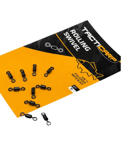 Tacticarp rolling swivel | Strong Carp Fishing Rig Connector | Bass, Carp & Camping