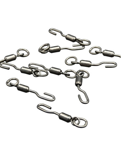 Tacticarp Spinner Ring Swivel X – Stainless Steel | Strong Carp Fishing Rig Connector | Bass, Carp & Camping