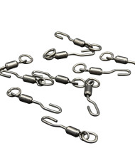 Tacticarp Spinner Ring Swivel X – Stainless Steel | Strong Carp Fishing Rig Connector | Bass, Carp & Camping