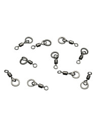 Tacticarp Micro rig ring swivel - Stainless Steel for Specimen Carp Fishing | Bass, Carp & Camping