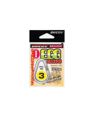 Decoy R-10 Egg Ring for Hard Baits | Improve Natural Lure Action | Bass, Carp & Camping