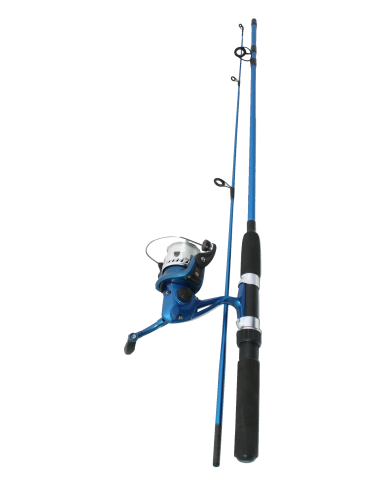 BCC Kids Combo Fishing Rod & Reel Set | 2-Piece Beginner Combo for Young Anglers | Bass, Carp & Camping