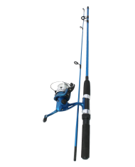 BCC Kids Combo Fishing Rod & Reel Set | 2-Piece Beginner Combo for Young Anglers | Bass, Carp & Camping