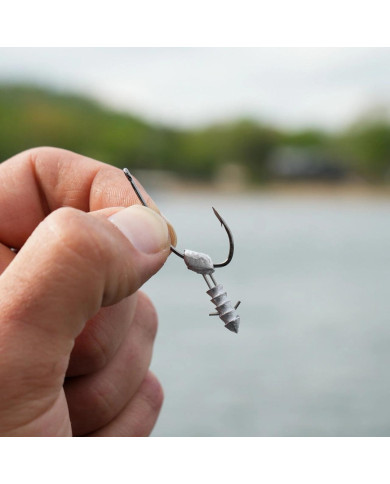 Core Tackle Weighted Dice Rig Hook for Urchin Baits | Bass Fishing Hooks | Bass, Carp & Camping