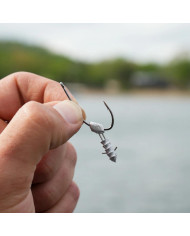 Core Tackle Weighted Dice Rig Hook for Urchin Baits | Bass Fishing Hooks | Bass, Carp & Camping