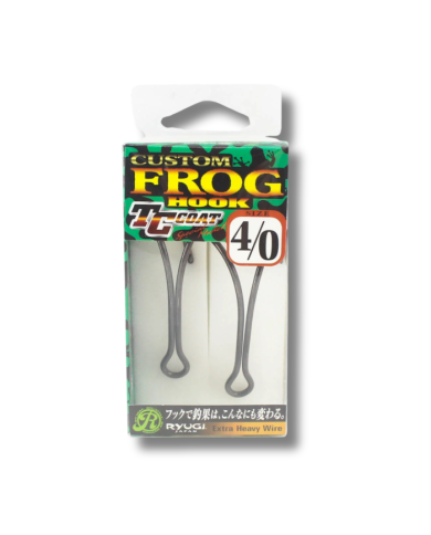Ryugi Custom Frog Hook | Heavy Duty Bass Hooks | Bass, Carp & Camping