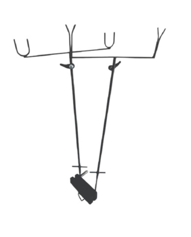 BCC Double Telescopic Peg Set (Front & Back) | Bass, Carp & Camping