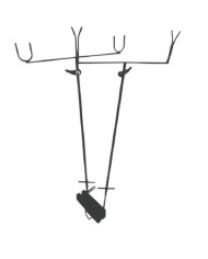 BCC Double Telescopic Peg Set (Front & Back) | Bass, Carp & Camping