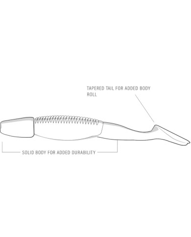 McArthy Slinky Soft Swim Bait for Bass Fishing | Fishing Tackle Store