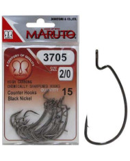 Maruto Wide Gap Worm Hook 3705 | Bass, Carp & Camping
