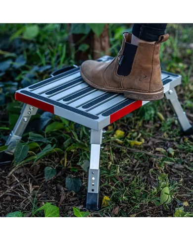 Crestline Heavy Duty Adjustable Caravan Step | Bass, Carp & Camping