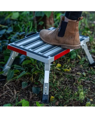 Crestline Heavy Duty Adjustable Caravan Step | Bass, Carp & Camping