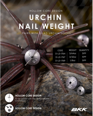 BKK Armor Point Urchin Nail Weight | Bass, Carp & Camping