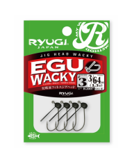 Ryugi Japan EGU Wacky Weedless Jig Head | Bass, Carp & Camping