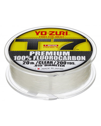 Yo-Zuri T-7 Premium Fluorocarbon Line 200yds | Bass, Carp & Camping