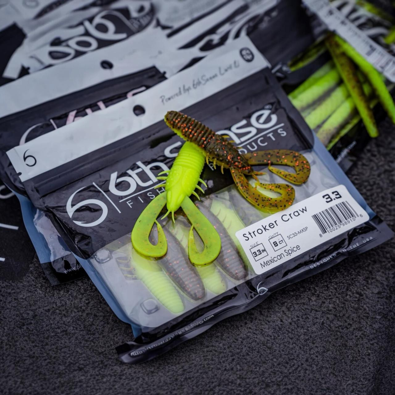 6th Sense Stroker Craw 2.4"